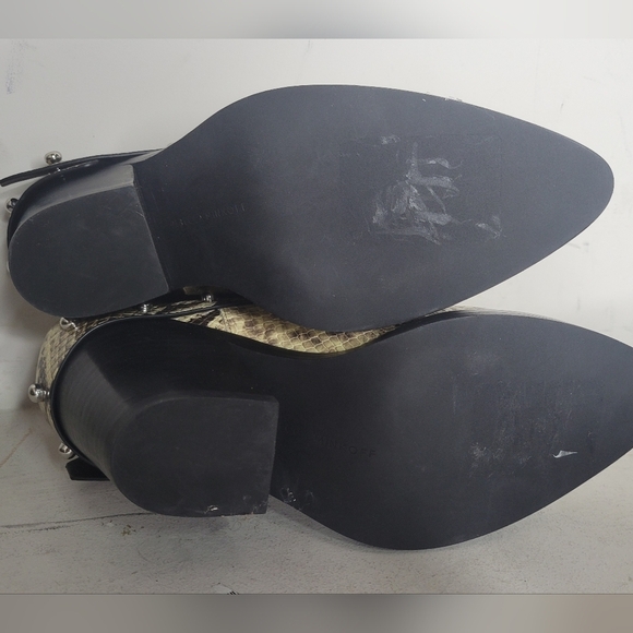 Rebecca Minkoff Sallest Too Block Heel Mules SZ 7.5 - Picture 9 of 9